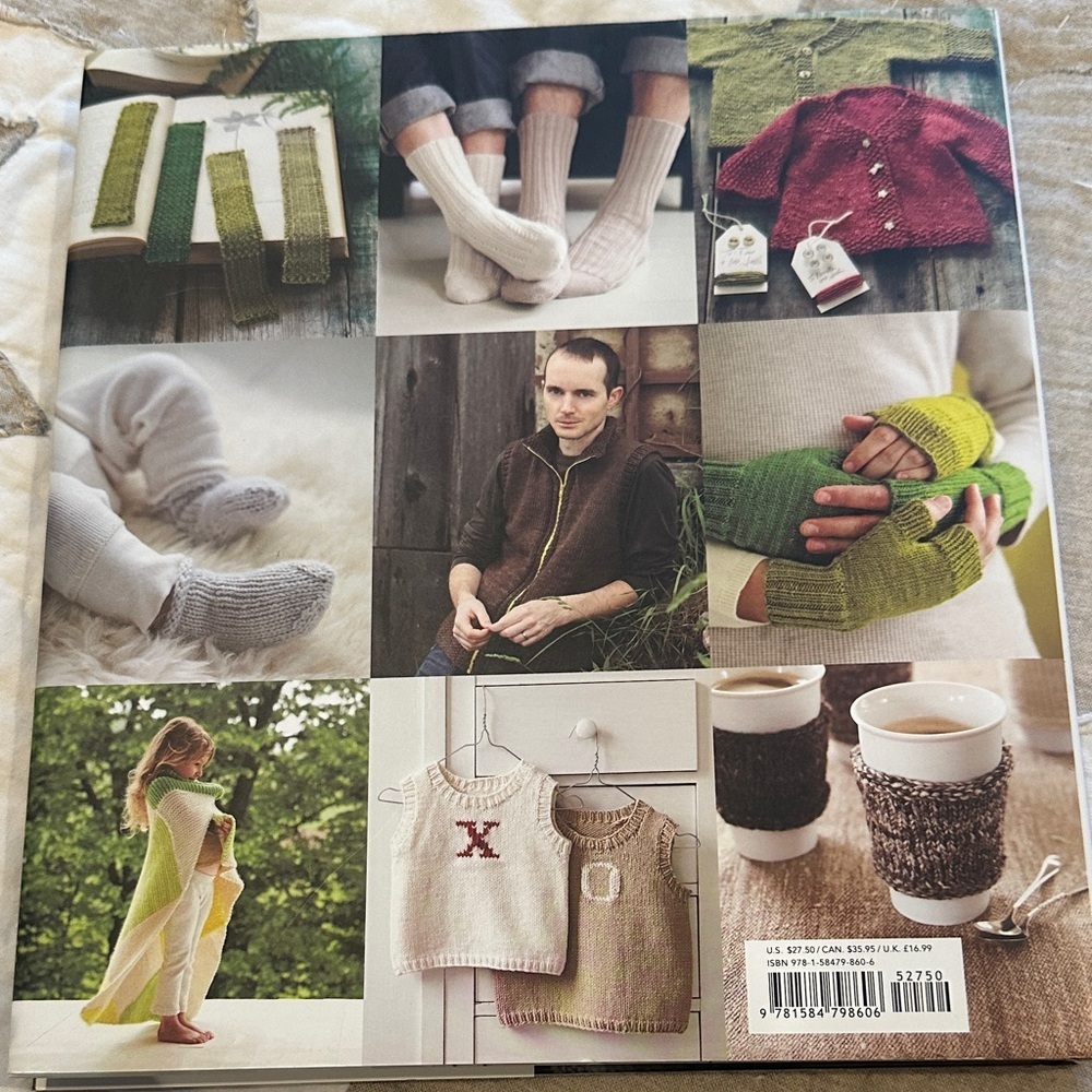 “More Last-Minute Knitted Gifts” Knitting Book Joelle Hoverson Hard Cover - Picture 3 of 6